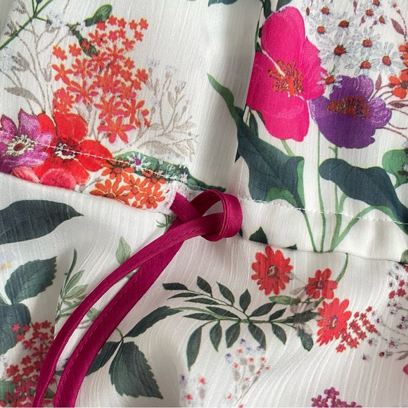 Ted Baker Millii Dress Size 6 Floral Tiered Midi Party Wedding Resort Garden - Picture 13 of 16